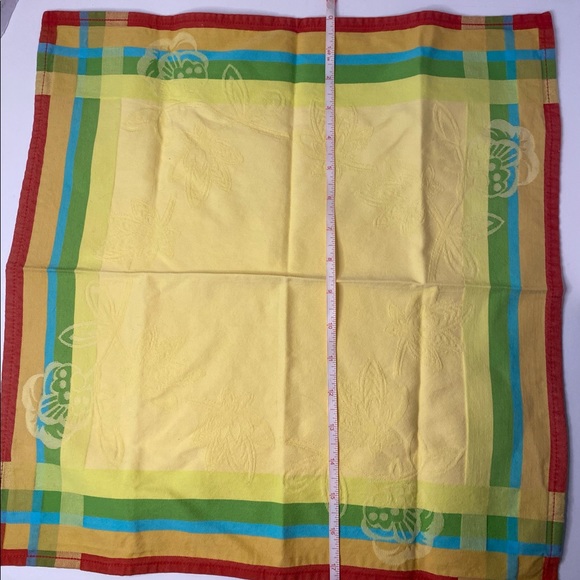 Fateba Lot Jacquard 1 Placemat 2 Napkins Made in Portugal 100% Cotton Bright. - Picture 6 of 8